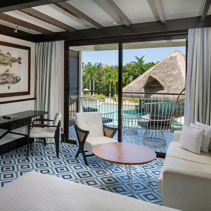 junior suite eden pool view at Ocean Riviera Paradise