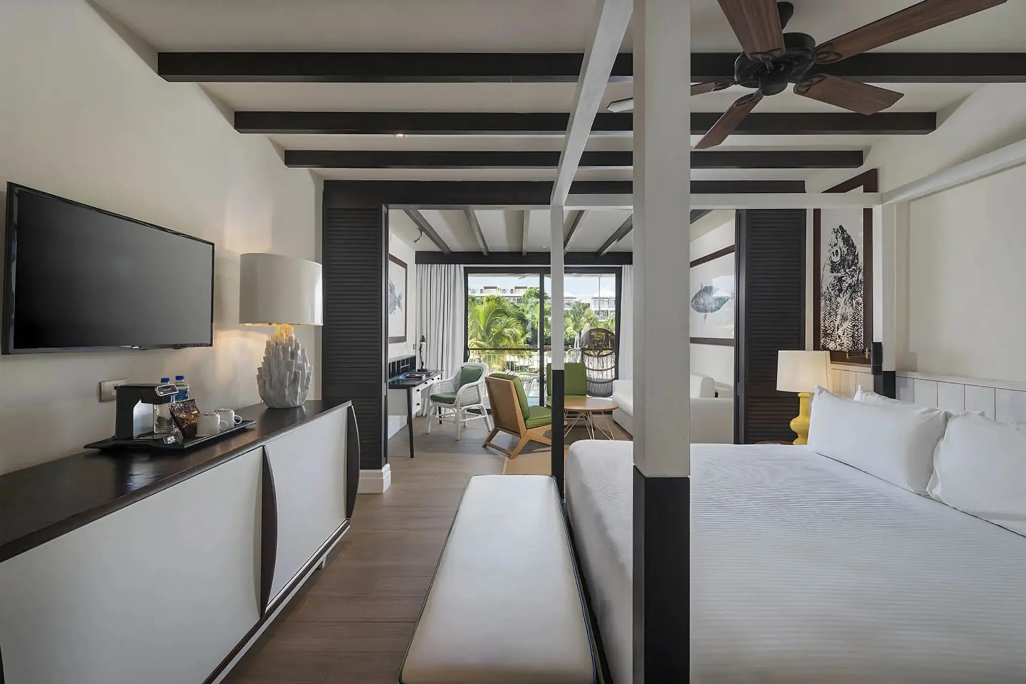 junior suite garden view at Ocean Riviera Paradise