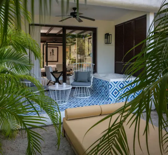 junior suite with terrace jacuzzi at Ocean Riviera Paradise