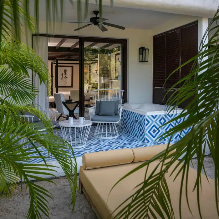 junior suite with terrace jacuzzi at Ocean Riviera Paradise