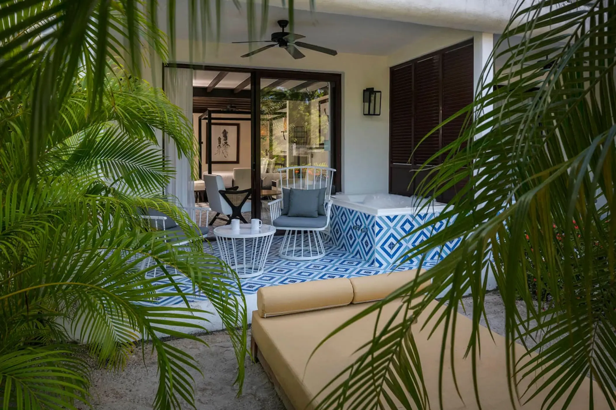 junior suite with terrace jacuzzi at Ocean Riviera Paradise