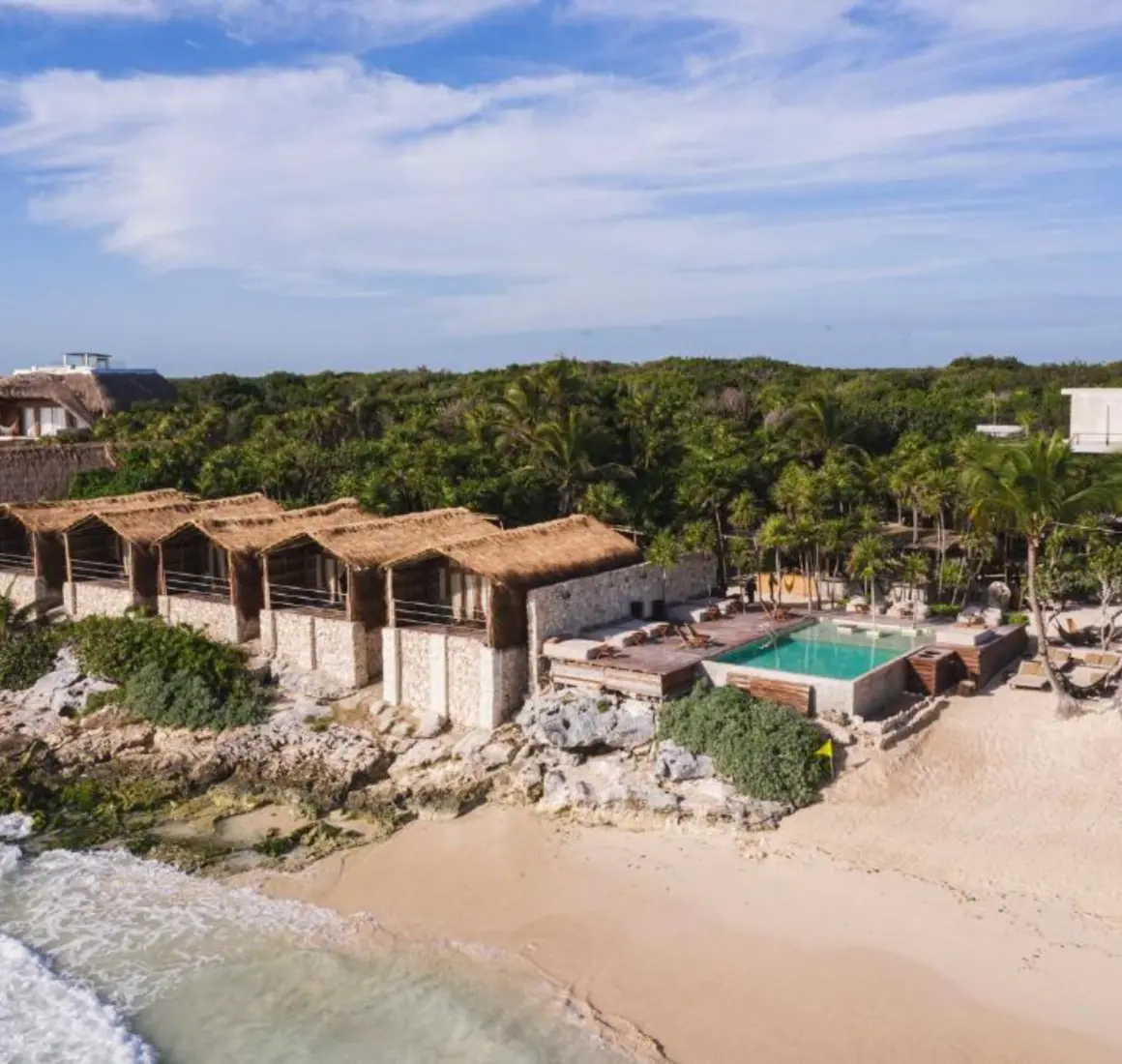 aerial view of Our Habitas Tulum