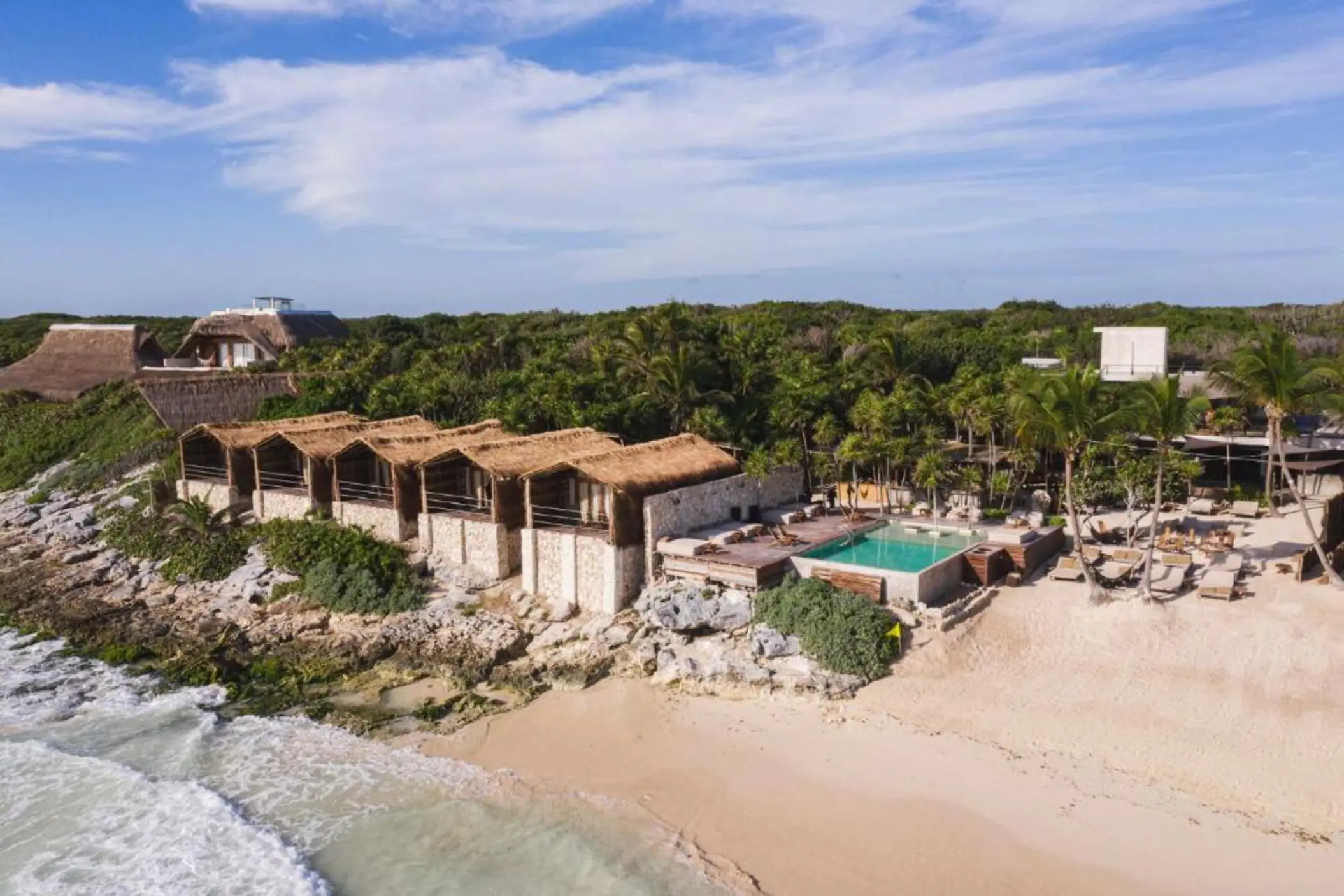 aerial view of Our Habitas Tulum