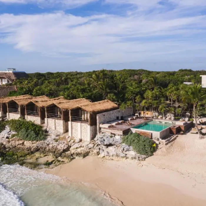 aerial view of Our Habitas Tulum