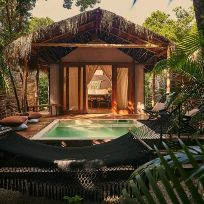 double with private pool at Our Habitas Tulum