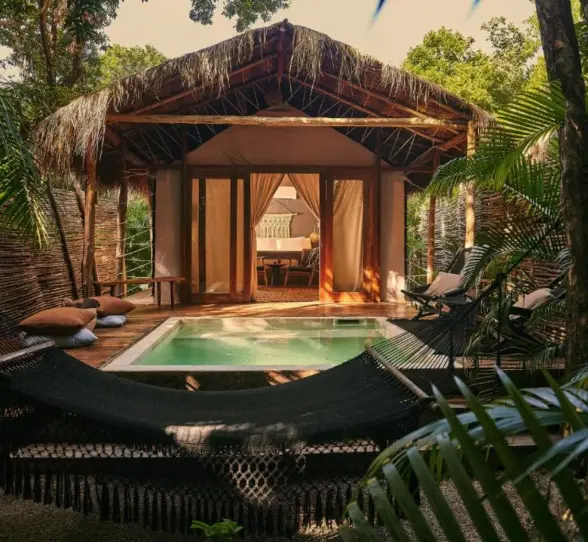 double with private pool at Our Habitas Tulum