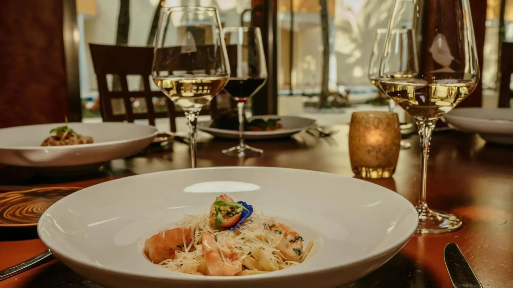delicious food served at Palafitos Overwater Bungalows