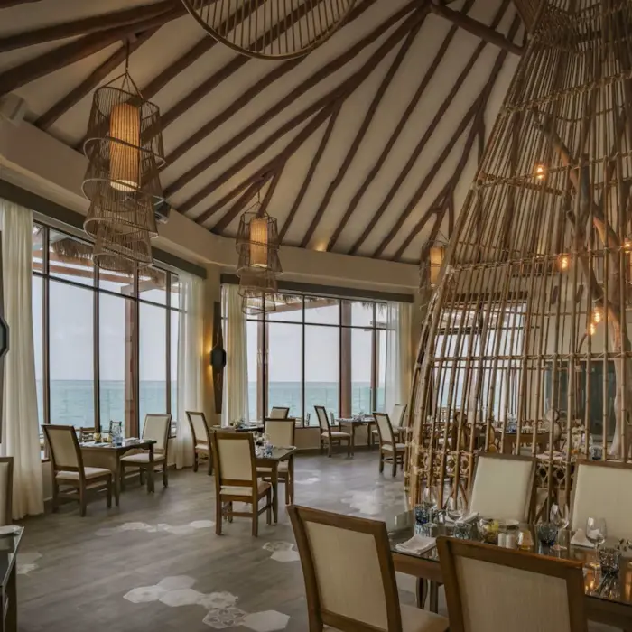 overwater grill and bar at Palafitos Overwater Bungalows