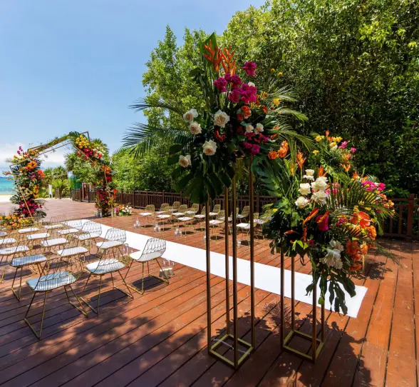 gabi bridge venue at Paradisus La Perla