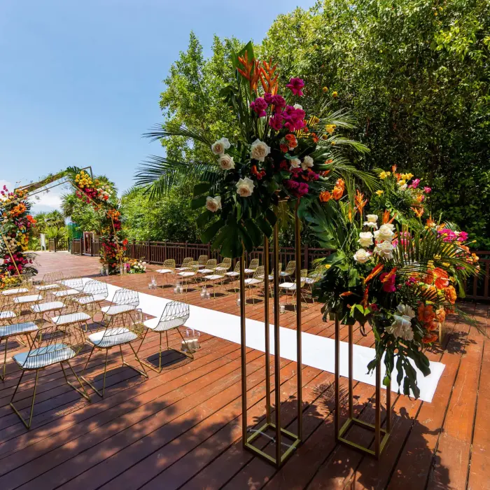 gabi bridge venue at Paradisus La Perla