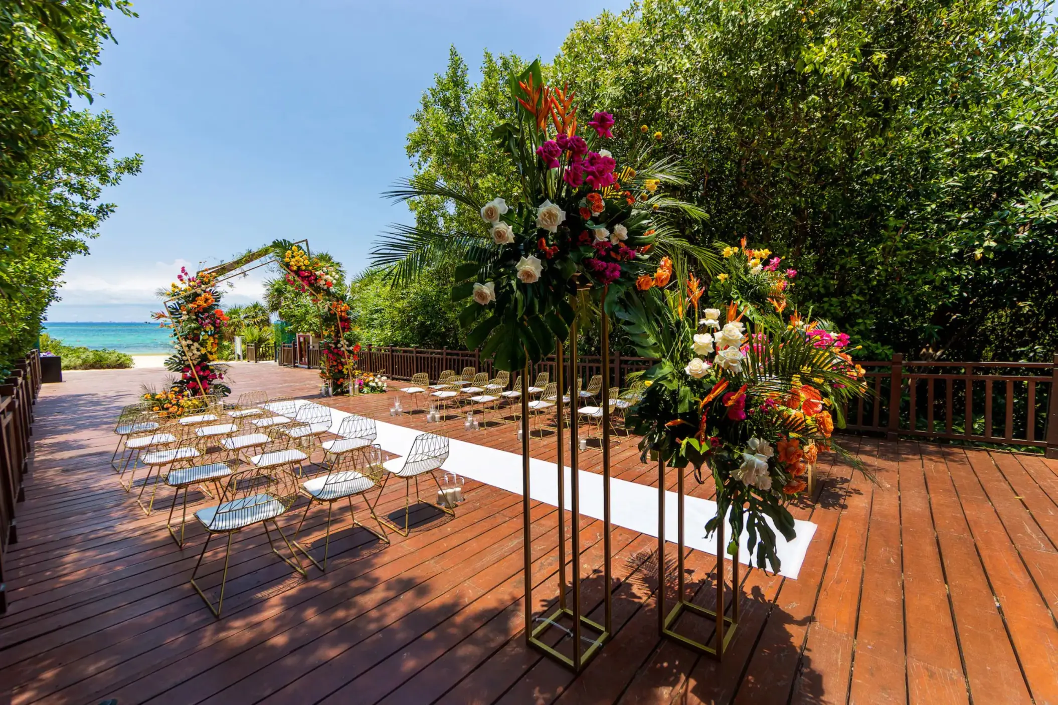 gabi bridge venue at Paradisus La Perla