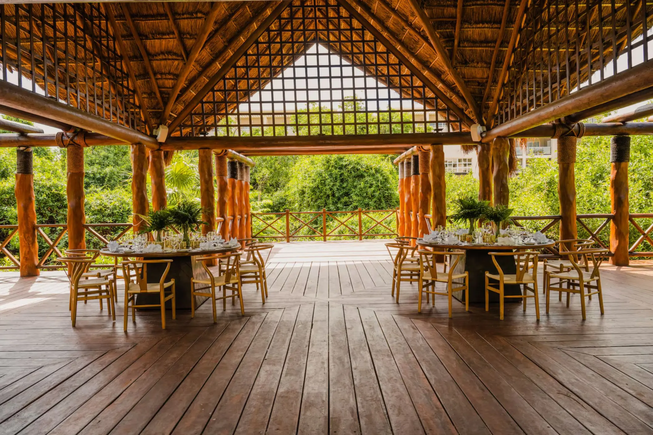 gazebo la perla venue at Paradisus La Perla