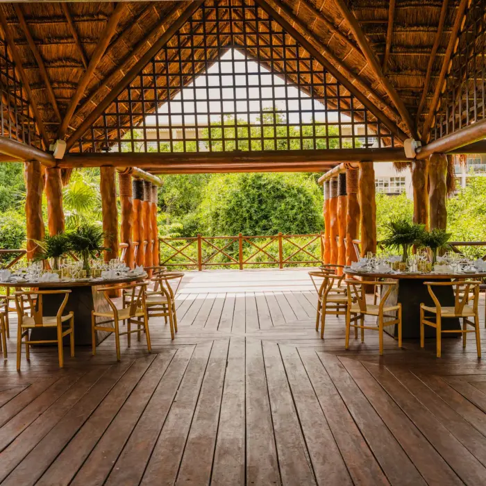 gazebo la perla venue at Paradisus La Perla