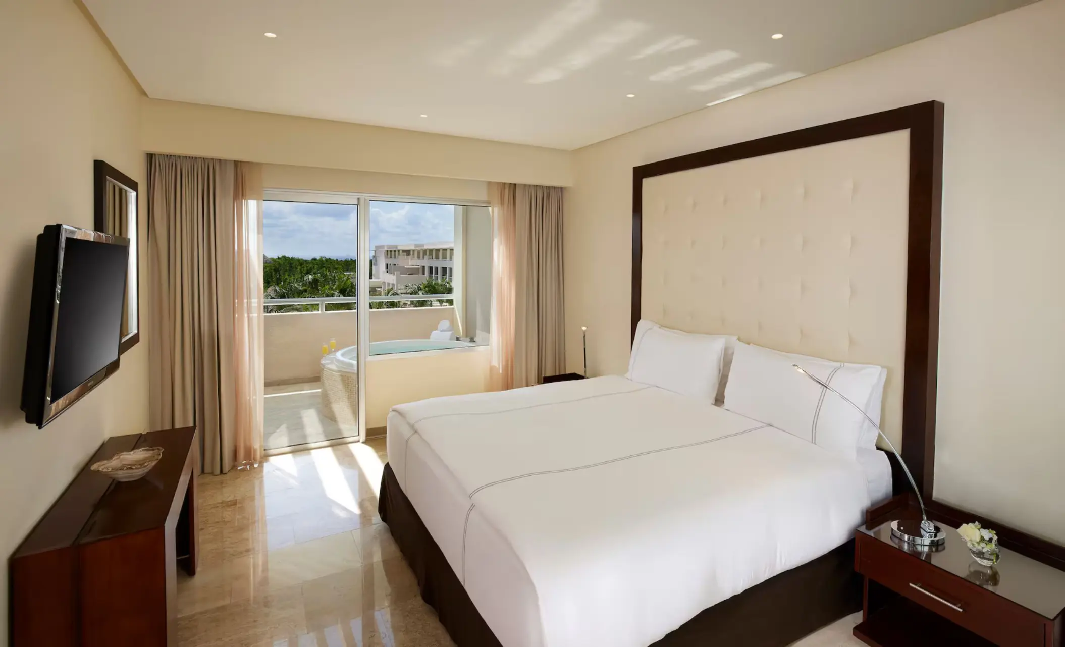 master suite nature view at Paradisus La Perla