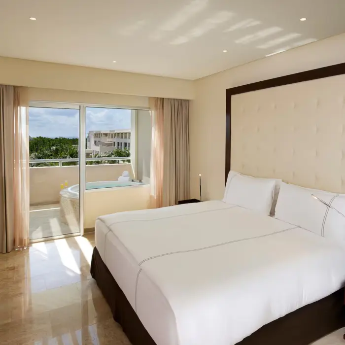 master suite nature view at Paradisus La Perla