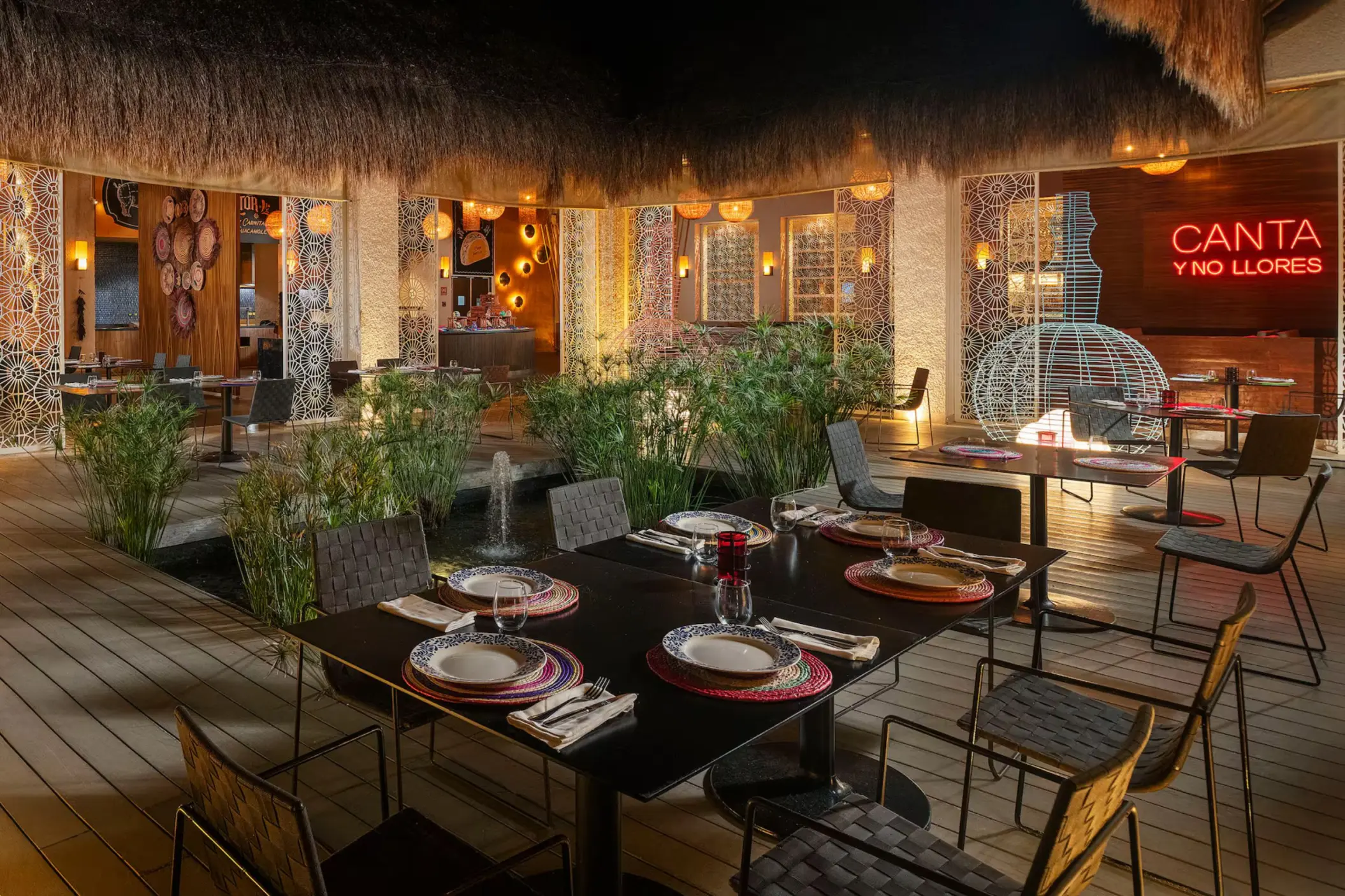 blue agave taqueria at Paradisus Playa del Carmen