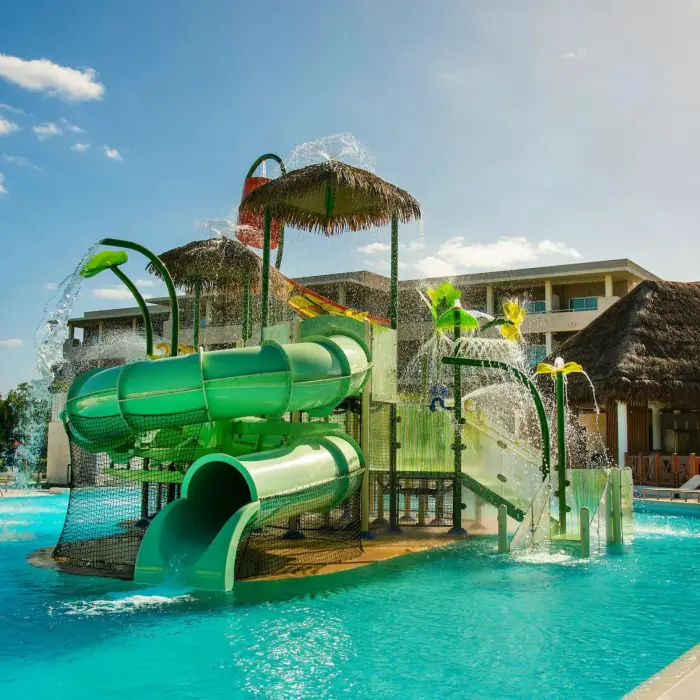 mini waterpark for kids at Paradisus Playa del Carmen