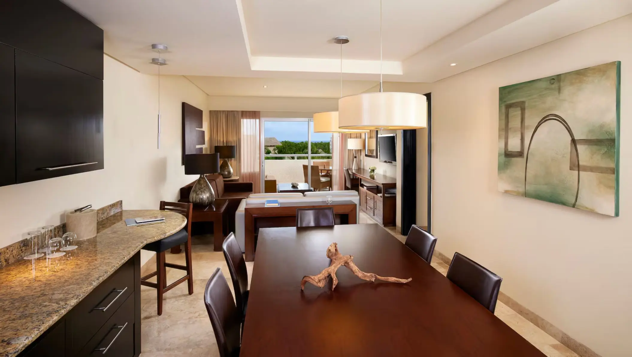 two bedroom master suite nature view at Paradisus Playa del Carmen