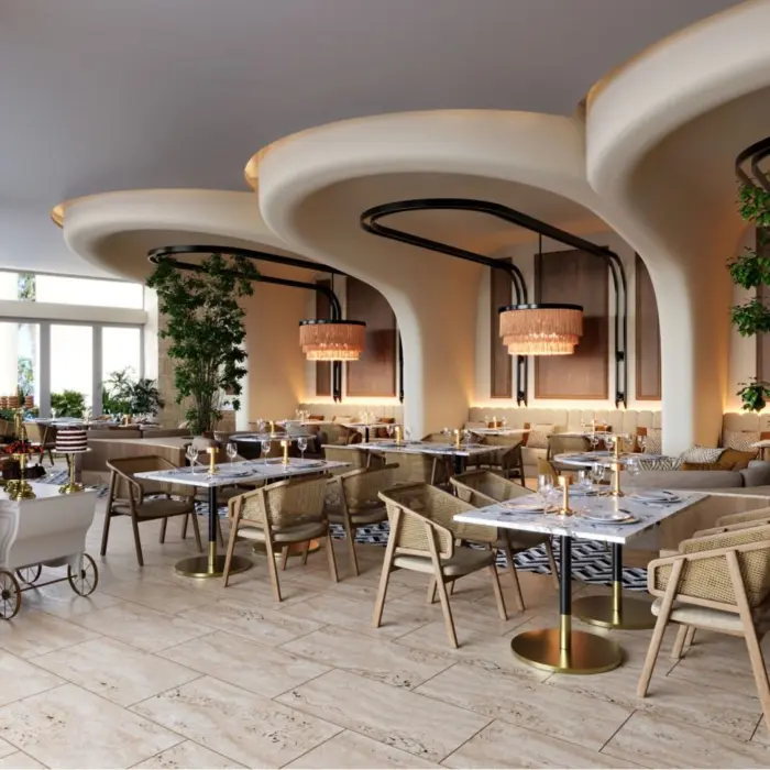restaurant at Paraiso de la Bonita resort