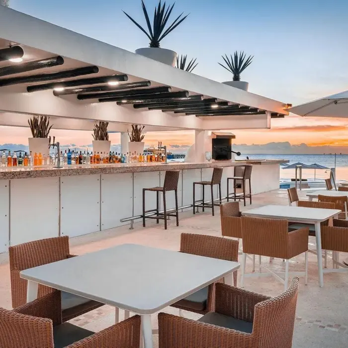 aqua bar at playacar palace