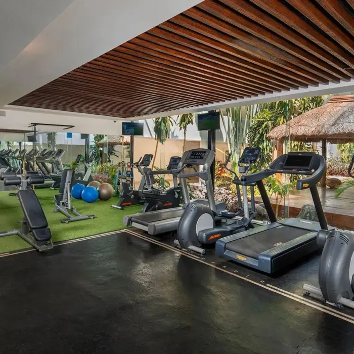 fitness center at Playacar Palace