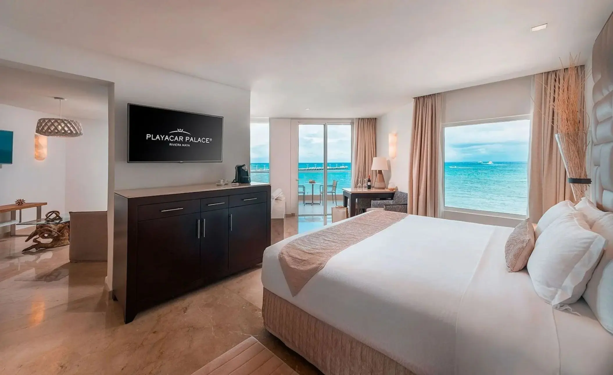 oceanview suite at Playacar Palace