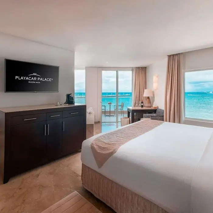 oceanview suite at Playacar Palace