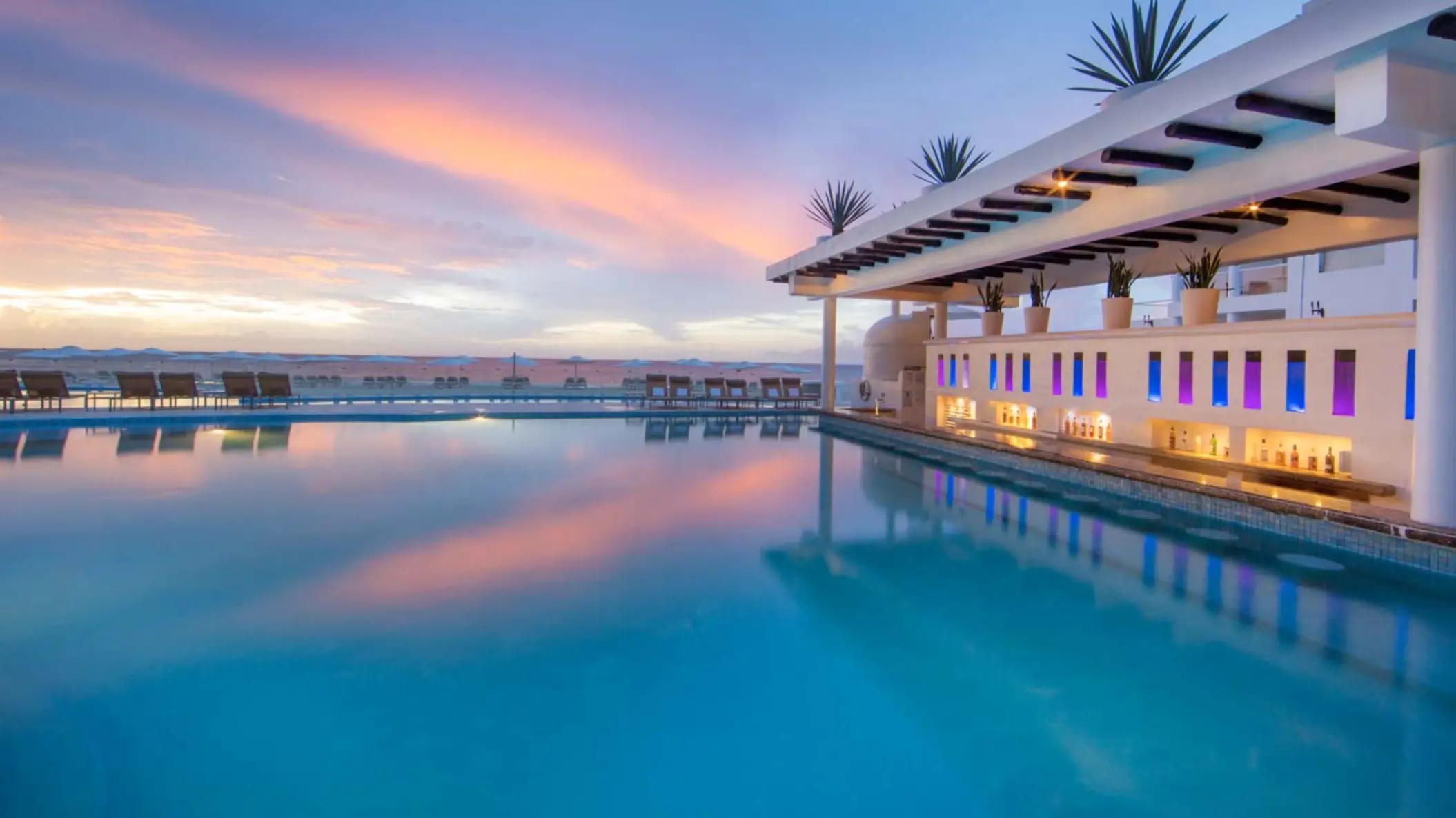 pool at Playacar Palace
