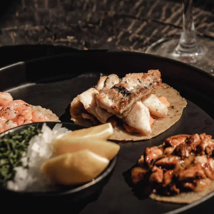 delicious food at Radhoo Tulum