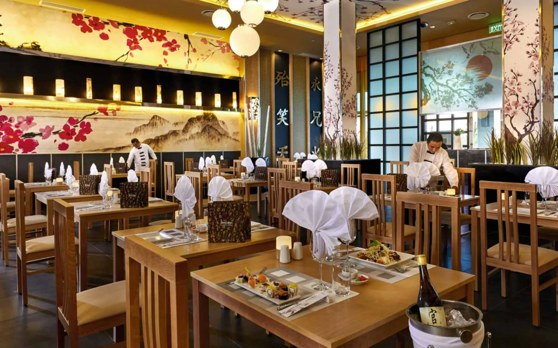 asian restaurant at Hotel Riu Palace Costa Mujeres
