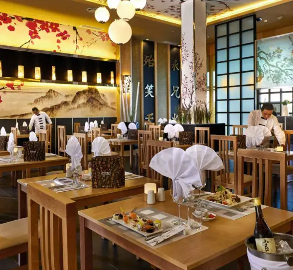 asian restaurant at Hotel Riu Palace Costa Mujeres