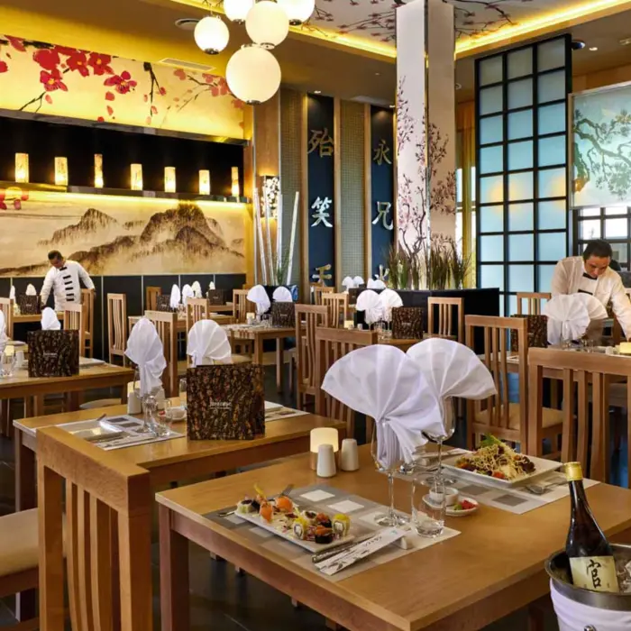 asian restaurant at Hotel Riu Palace Costa Mujeres