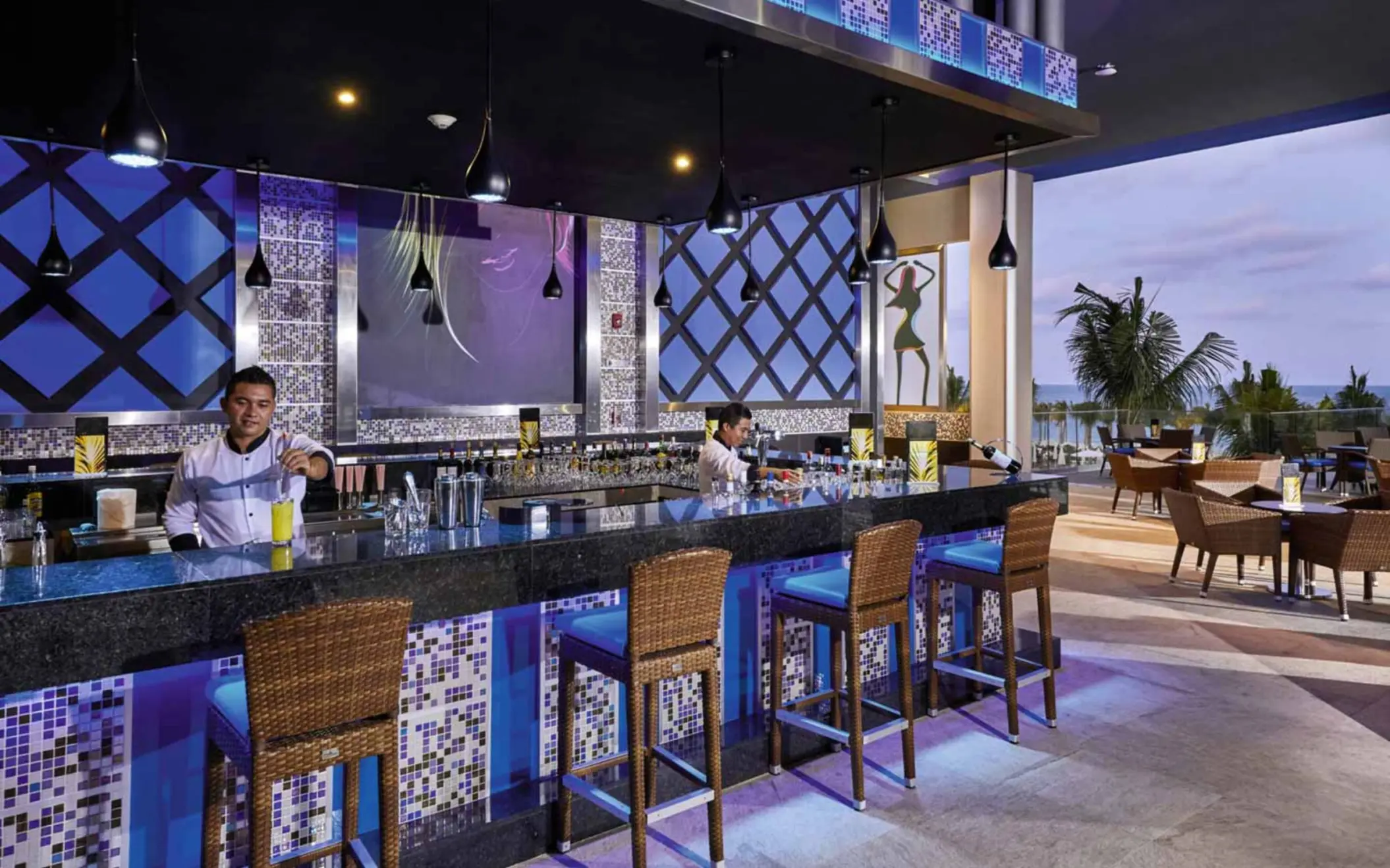 bar at Hotel Riu Palace Costa Mujeres