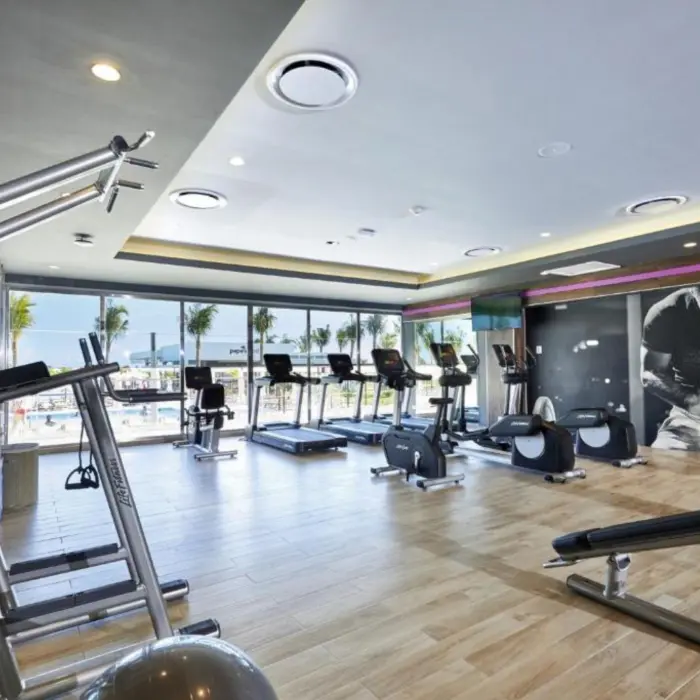 gym at Hotel Riu Palace Costa Mujeres