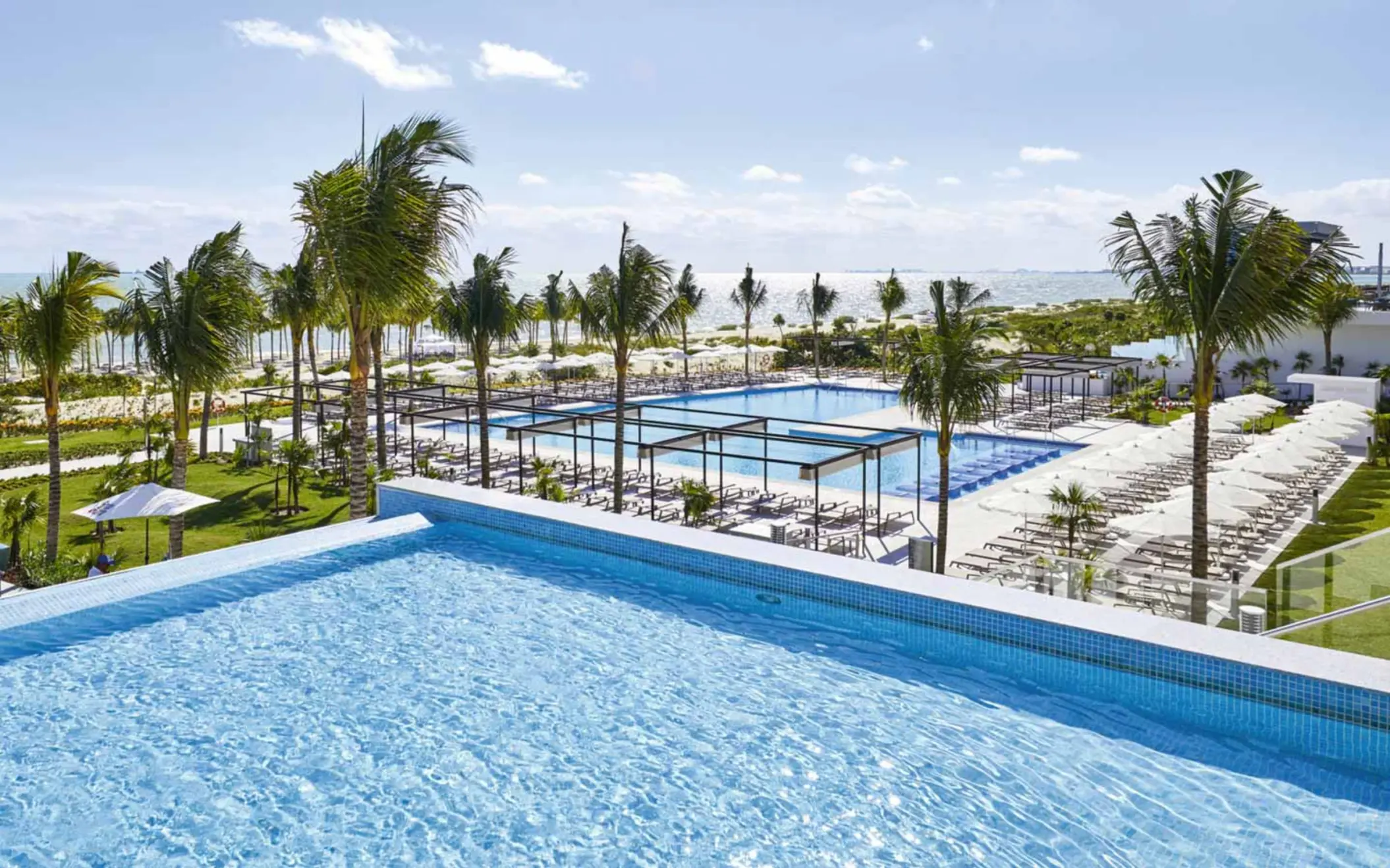 pools at Hotel Riu Palace Costa Mujeres