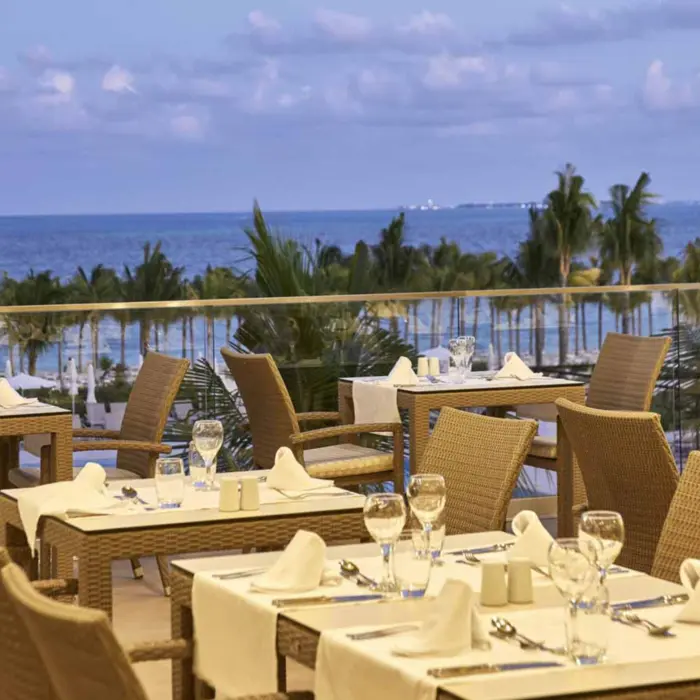 restaurant at Hotel Riu Palace Costa Mujeres