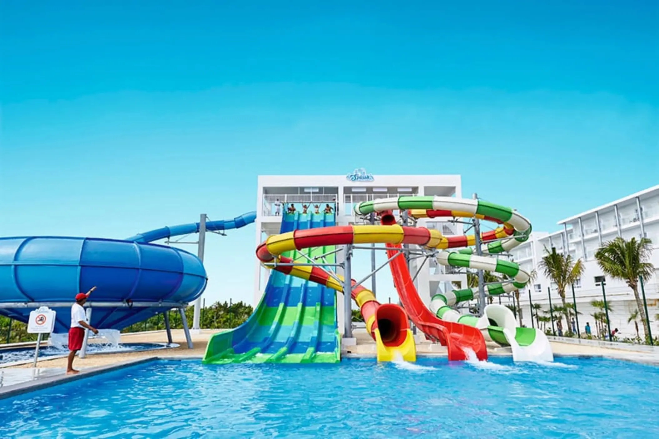 water park at Hotel Riu Palace Costa Mujeres