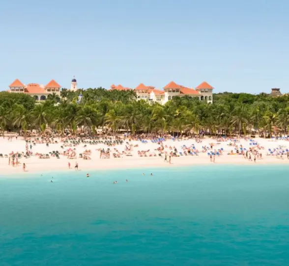 beach at Hotel Riu Palace Mexico
