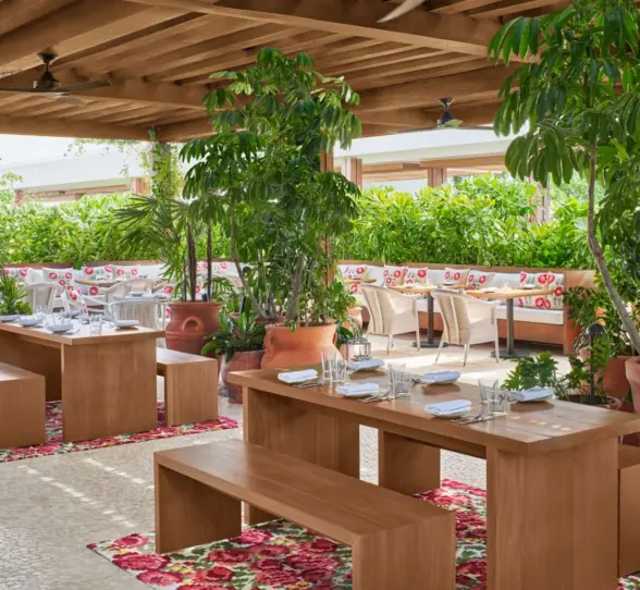 kitchen restaurant terrace at The Riviera Maya EDITION at Kanai