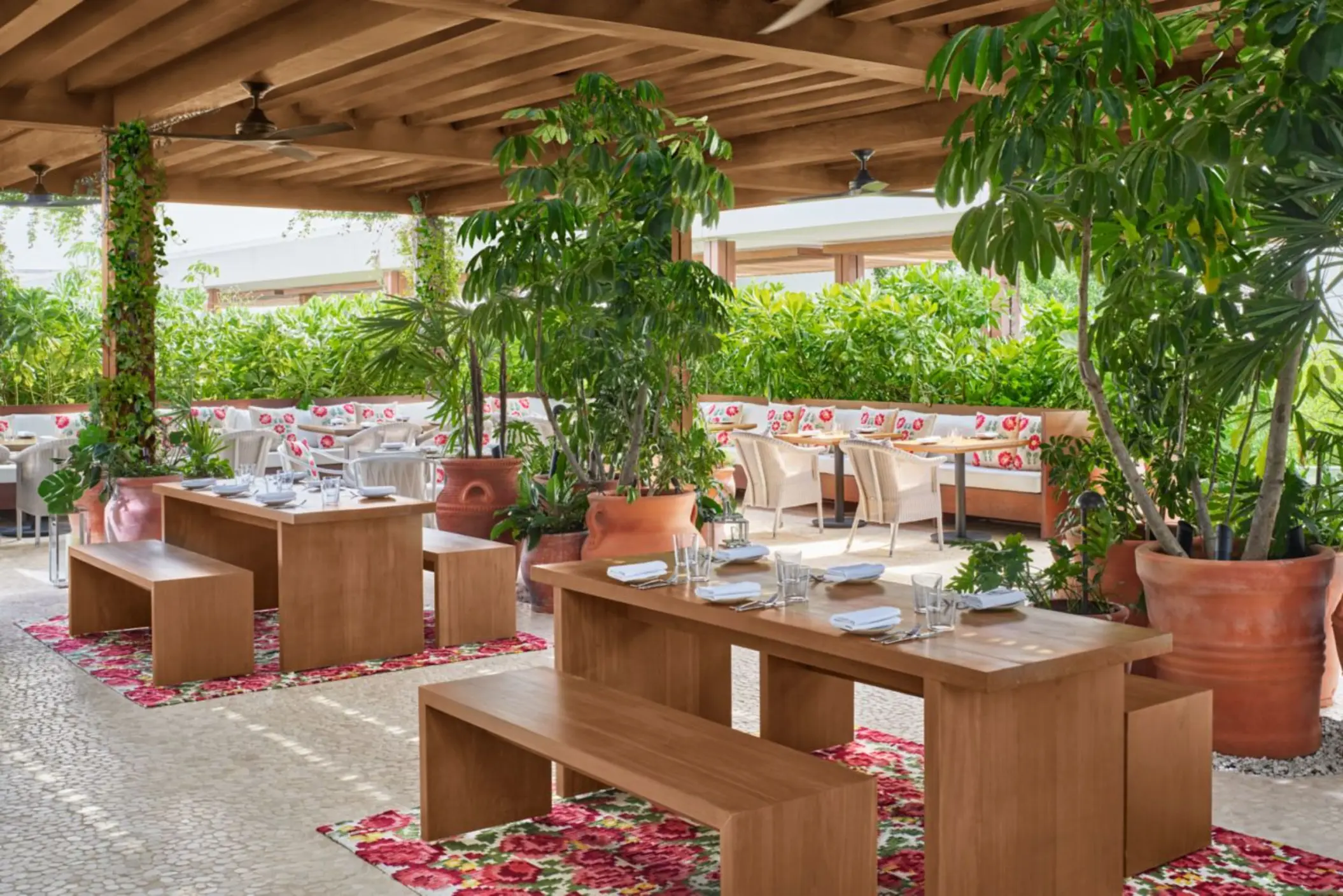 kitchen restaurant terrace at The Riviera Maya EDITION at Kanai