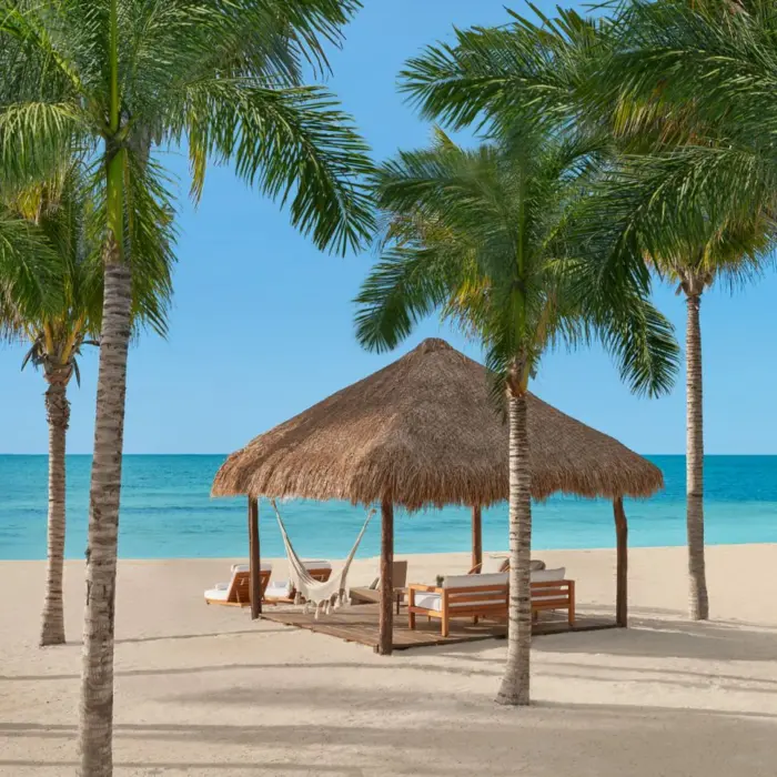 oceanfront cabanas at The Riviera Maya EDITION at Kanai
