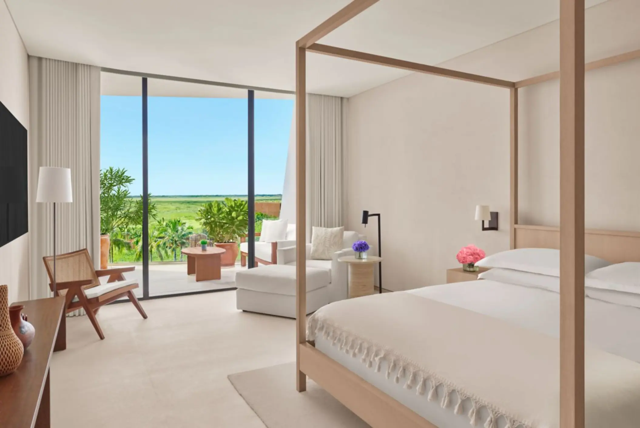 oceanview guest room at The Riviera Maya EDITION at Kanai