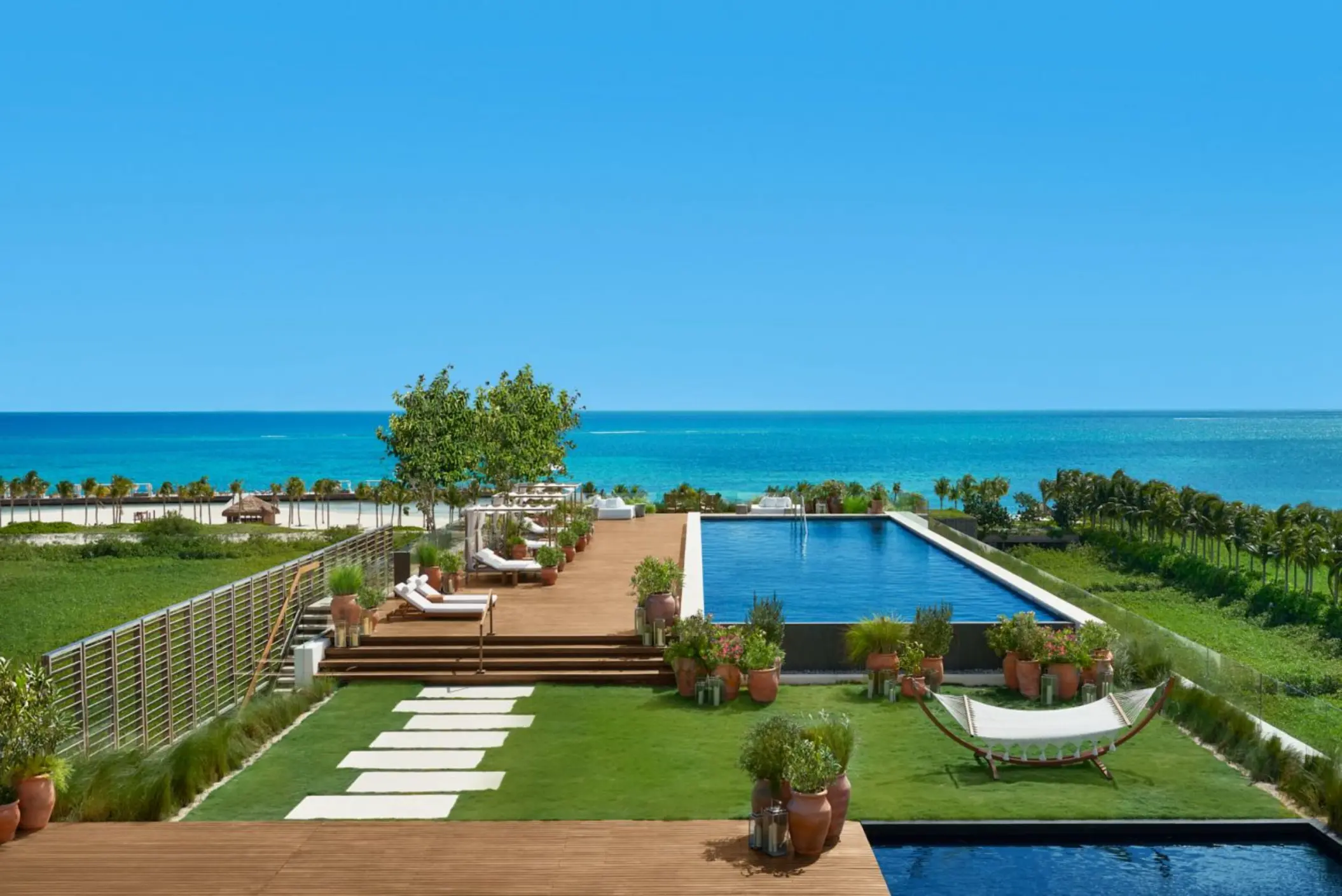 pool at the sky rooftop villa at The Riviera Maya EDITION at Kanai