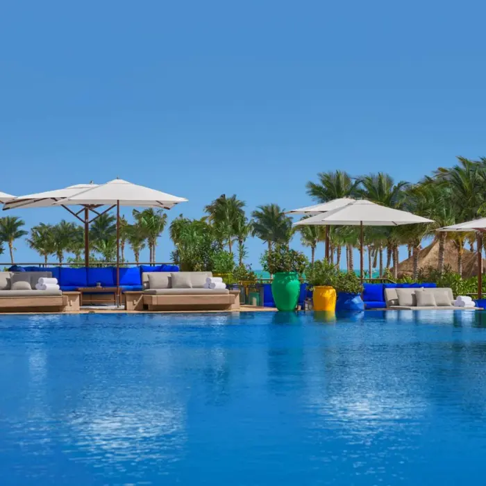 so'ol beach club pool at The Riviera Maya EDITION at Kanai