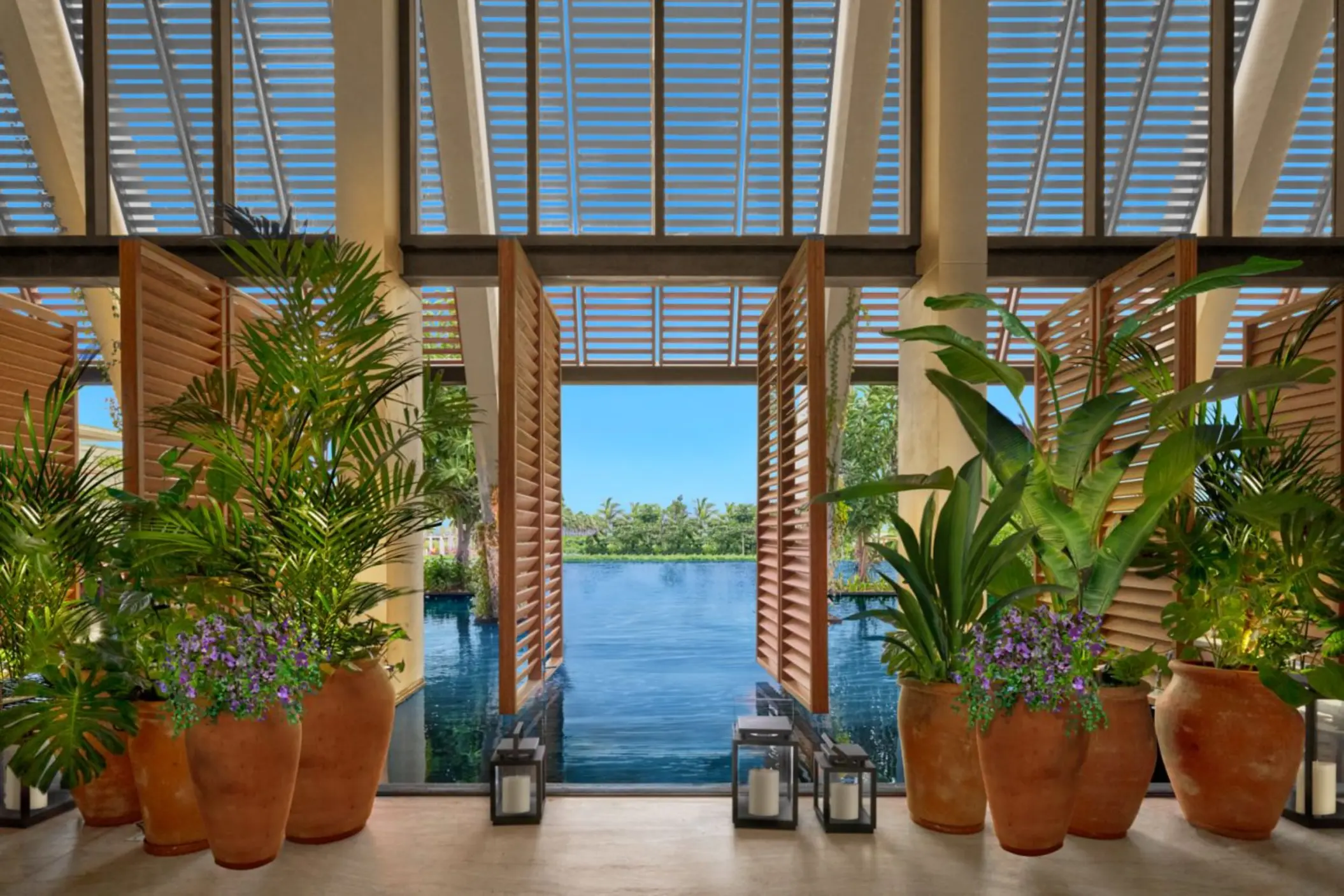 view from the lobby at The Riviera Maya EDITION at Kanai