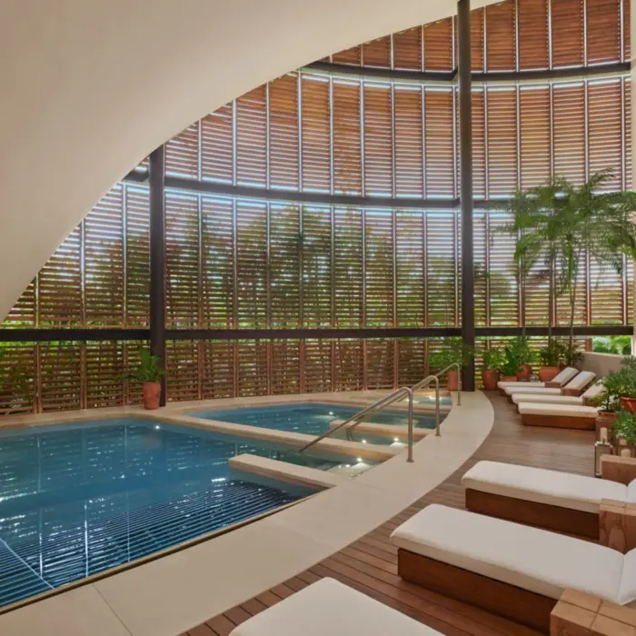 vitality pool at the spa at The Riviera Maya EDITION at Kanai