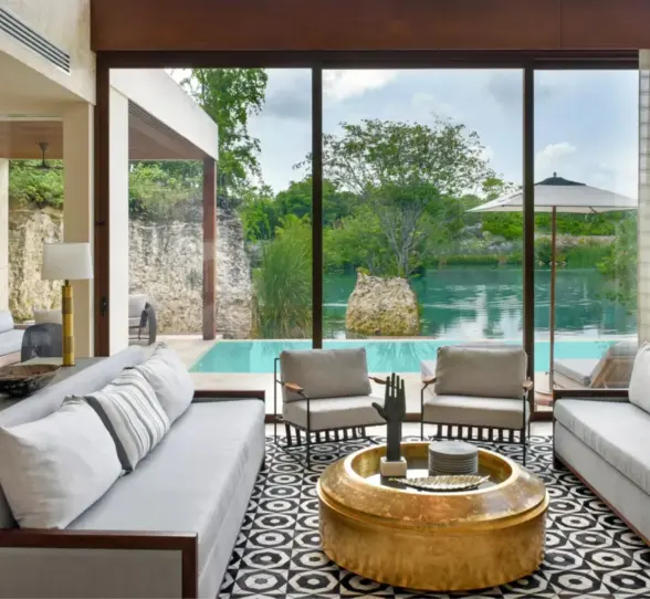 Private Cenote Three Bedroom Villa with plunge pool at Rosewood Mayakoba
