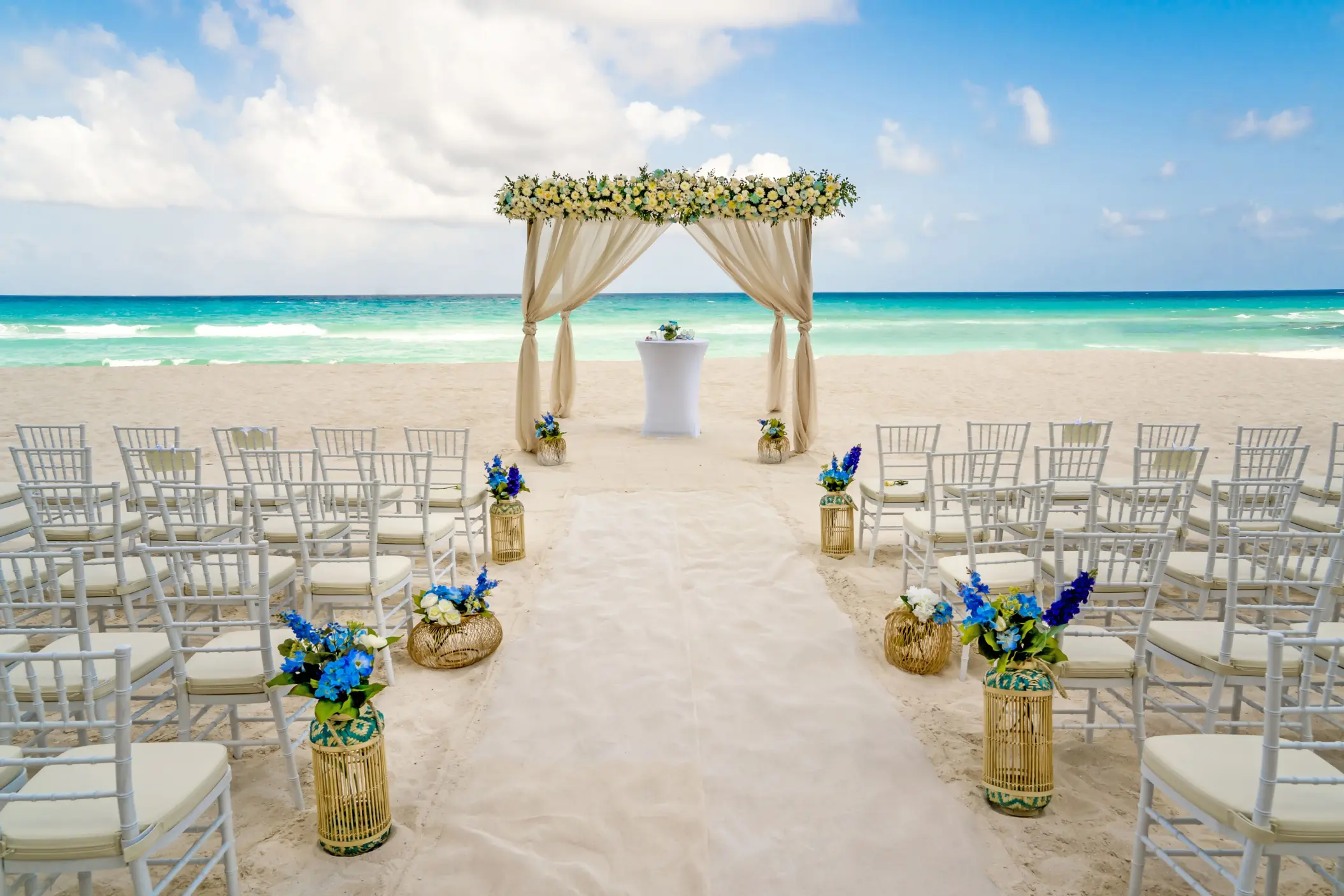 wedding venue at Royalton CHIC Cancun