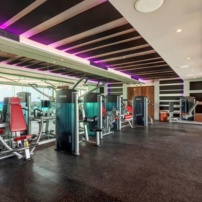 gym at Royalton CHIC Cancun