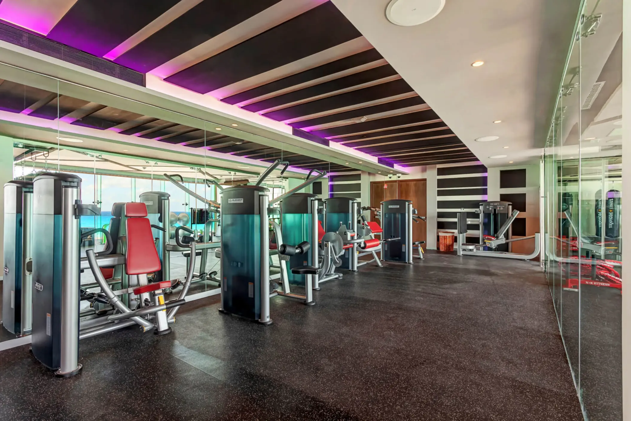 gym at Royalton CHIC Cancun